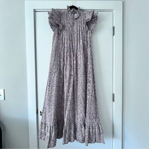 Victoria Dunn Jasmine Floral Ruffle Maxi Dress